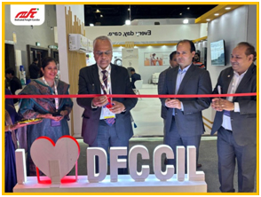 Managing Director Shri Praveen Kumar Inaugurates DFCCIL Exhibit at LOGISTICS-2025, IETF-2025, Bharat Mandapam