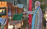 PM Modi flags off 25 new e-buses at Statue of Unity, launches green mobility drive for tourists
